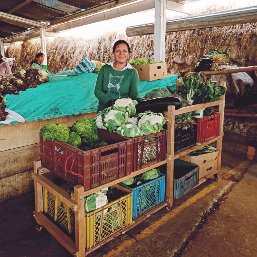 Puesto de venta del mercado El Potrerillo