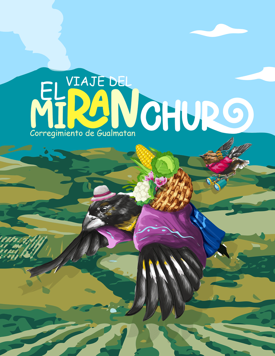 Ilustración El Viaje del Miranchuro, corregimiento de Gualmatán